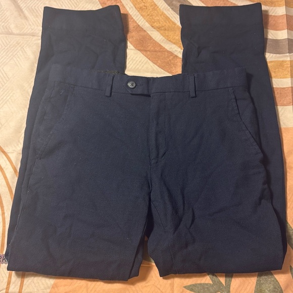 ✨ Van Heusen Navy Blue Trousers - Picture 1 of 6